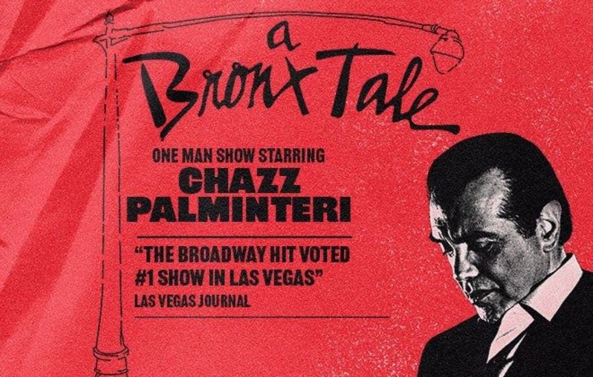 A Bronx Tale starring Chazz Palminteri