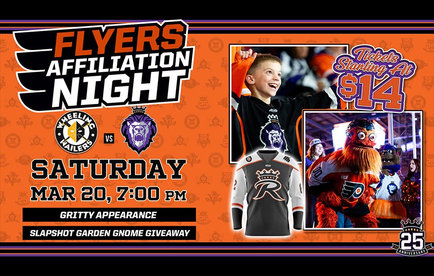 Reading Royals vs. Wheeling Nailers