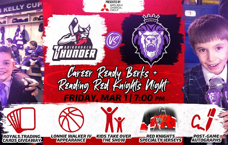 Reading Royals vs Adirondack Thunder