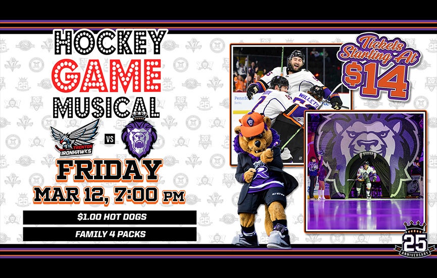 Reading Royals vs. Trenton Ironhawks