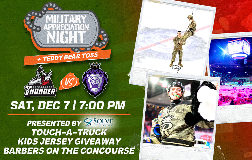 Military Appreciation Night + Teddy Bear Toss